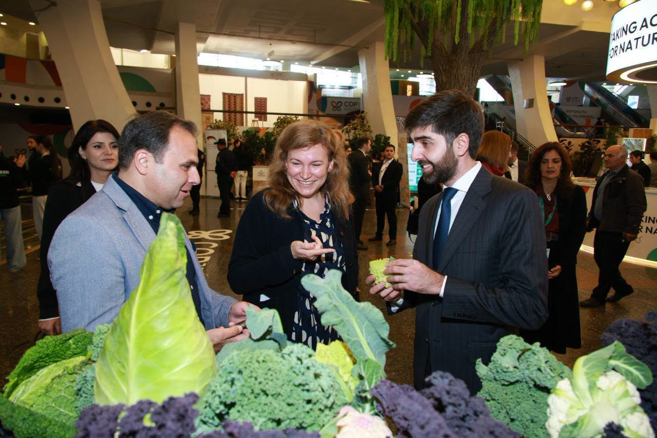 PROGRESS beneficiaries presented their agricultural products at the Sustainable Products Expo at CBD COP17 in Yerevan, Armenia